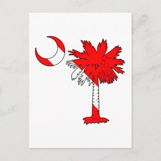 Cartão Postal Dive Flag Palmetto