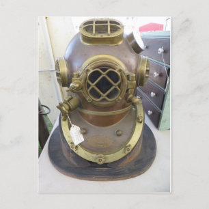 Cartão Postal Dive Helmet