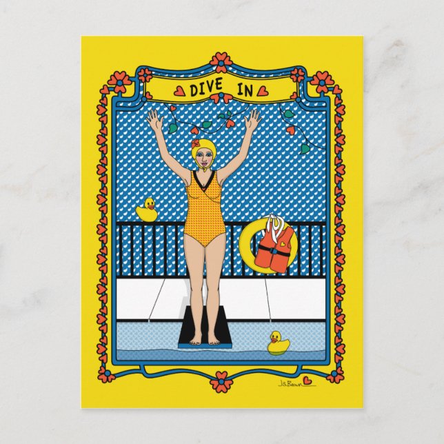 Cartão Postal Dive In_B_ Postcard (Frente)