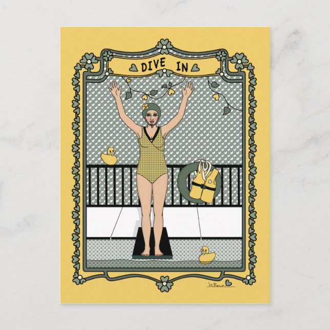 Cartão Postal Dive In_C_ Postcard (Frente)