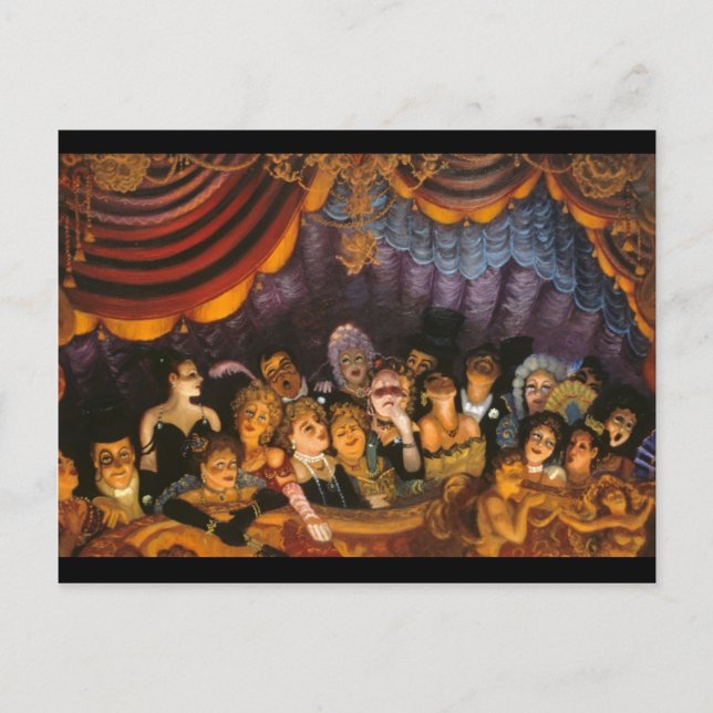 Cartão Postal Diversão de Teatro (Frente)