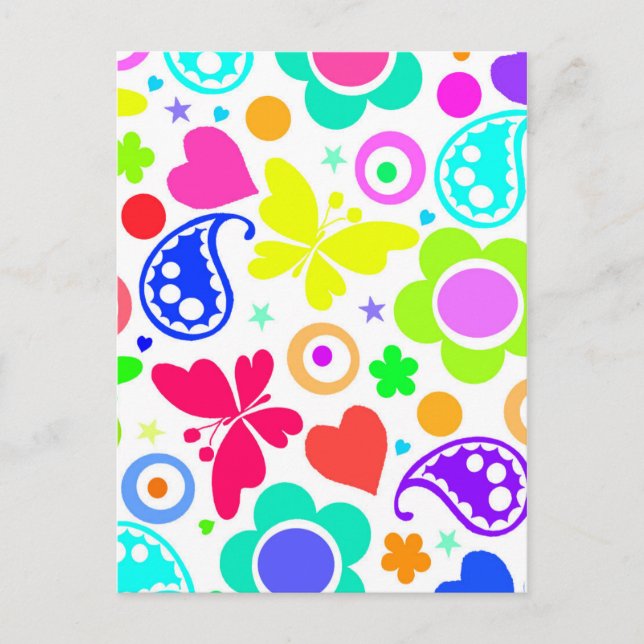 Cartão Postal Diversão de Verão (Frente)