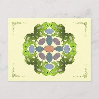 Cartão Postal Diversão do Sapo Mandala