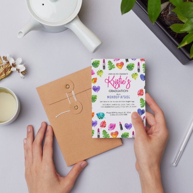 Cartão Postal Diversão Vibrante, Festa de formatura de Lipsticks (Criador carregado)