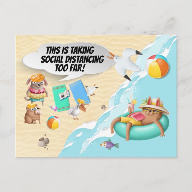 Cartão postal divertido (Frente)