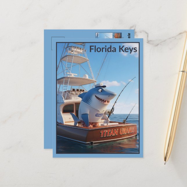Cartão Postal Divertido dos Florida Keys (Frente/Verso In Situ)