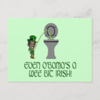 Divertido Irlandês Obama