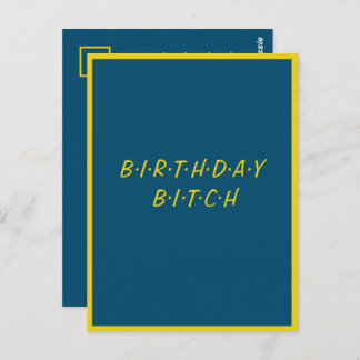 Cartão Postal Divertido melhor amigo ANIVERSÁRIO FELIZ personali