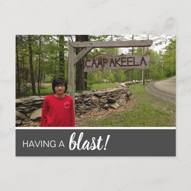 Cartão Postal Divertindo-se à beça!!! (Frente)