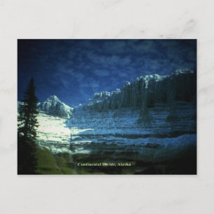 Cartão Postal Divisão continental do excelente no Alasca