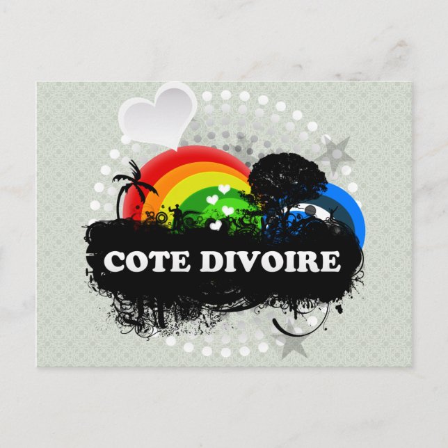 Cartão Postal Divoire de Frutas Crutas (Frente)