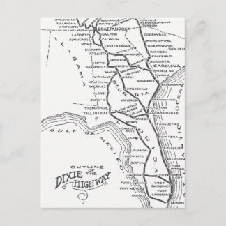 Cartão Postal Dixie Highway D1