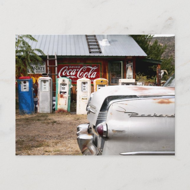 Cartão Postal Dixon, New mexico, os Estados Unidos. Carro (Frente)