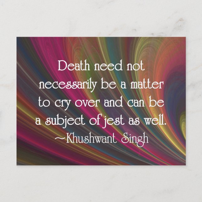 Cartão Postal Dizendo adeus com Humor e Jest (Frente)