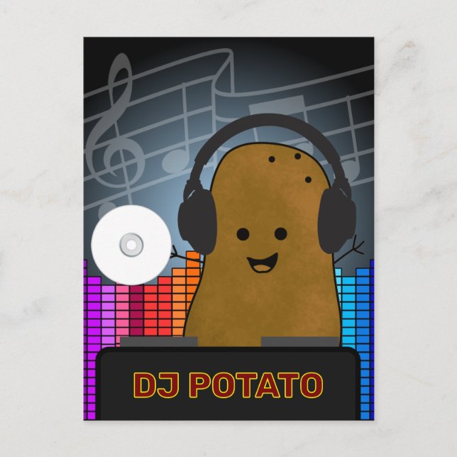 Cartão Postal DJ Batata Personalizado (Frente)