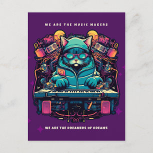 Cartão postal DJ CAT, CRIADORES DE MÚSICA SONHADOR