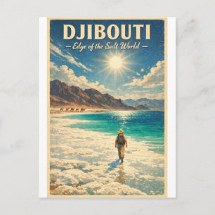 Cartão Postal “DJIBOUTI – Margem do Mundo do Sal