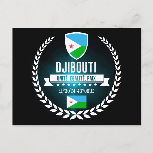 Cartão Postal Djibuti (Frente)