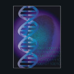 Cartão Postal DNA Fingerprint Science<br><div class="desc">Um cartão-postal enfatizado e inspirado na ciência,  concebido como um presente para todos os cientistas,  professores de ciência,  estudantes de ciência,  enfim,  qualquer geek de ciência na sua vida (e isso inclui você)! Projetado pela Science Geekness © em http://www.zazzle.com/sciencegeekness*</div>