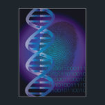 Cartão Postal DNA Fingerprint Science<br><div class="desc">Um cartão-postal enfatizado e inspirado na ciência,  concebido como um presente para todos os cientistas,  professores de ciência,  estudantes de ciência,  enfim,  qualquer geek de ciência na sua vida (e isso inclui você)! Projetado pela Science Geekness © em http://www.zazzle.com/sciencegeekness*</div>
