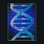 Cartão Postal DNA ID Science<br><div class="desc">Um cartão-postal legal e moderno, inspirado na ciência, concebido como um presente para todos os cientistas, professores de ciência, estudantes de ciência, enfim, qualquer geek de ciência na sua vida (e isso inclui você)! Projetado pela Science Geekness © em http://www.zazzle.com/sciencegeekness*</div>