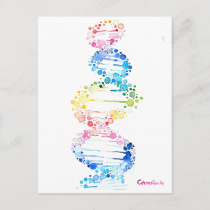 Cartão Postal DNA, o espião da vida