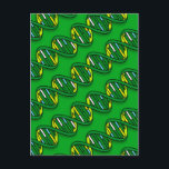 Cartão Postal DNA Pattern Science<br><div class="desc">Um cartão-postal legal e moderno,  inspirado na ciência,  concebido como um presente para todos os cientistas,  professores de ciência,  estudantes de ciência,  enfim,  qualquer geek de ciência na sua vida (e isso inclui você)! Projetado pela Science Geekness © em http://www.zazzle.com/sciencegeekness*</div>