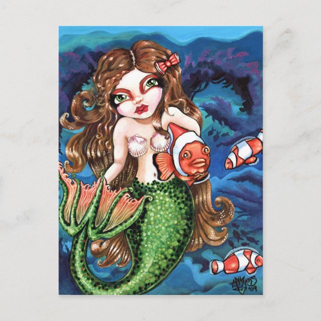 Cartão postal do amigo subaquático (Frente)