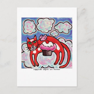 Cartão postal do Angel Cuppycake