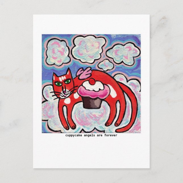 Cartão postal do Angel Cuppycake (Frente)
