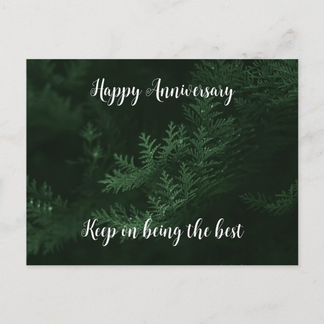 Cartão postal do aniversário feliz (Frente)