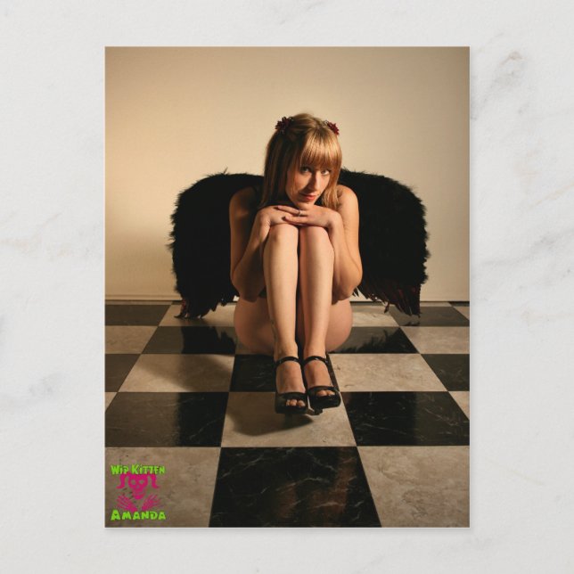 Cartão Postal do Anjo Caído (Frente)