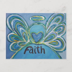 Cartão postal do Anjo Faith