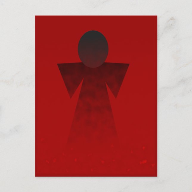 Cartão Postal do Anjo Sangrando (Frente)