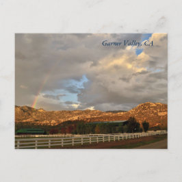 Cartão postal do arco-íris em Garner Valley, CA