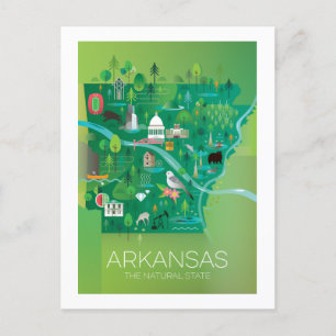 Cartão postal do Arkansas