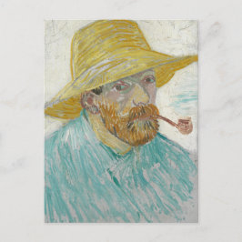 Cartão postal do autorretrato de Van Gogh com cach