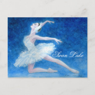Cartão postal do Balé Swan Lake