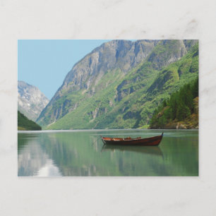 Cartão postal do barco dos vikings
