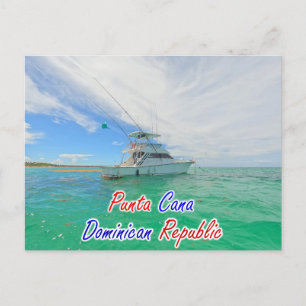 CARTÃO POSTAL DO BARCO PUNTA CANA