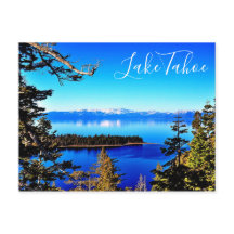 CARTÃO POSTAL DO BELO LAGO TAHOE