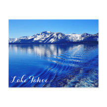 CARTÃO POSTAL DO BELO LAGO TAHOE