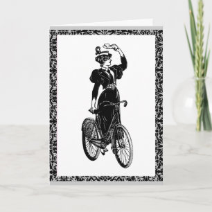 Cartão postal do Biciclo Vintage