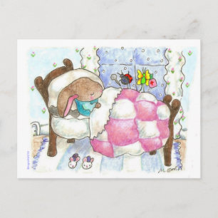 Cartão postal do Bunny com Bugs