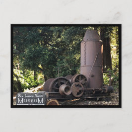 Cartão postal do burro a vapor