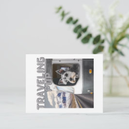 Cartão Postal do Cachorro Viajante