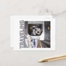 Cartão Postal do Cachorro Viajante