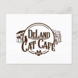 Cartão postal do Café DeLand Cat
