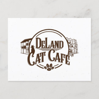 Cartão postal do Café DeLand Cat