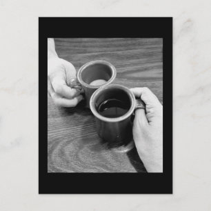 Cartão postal do Café para vamos